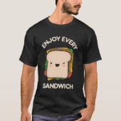 Jeden Sandwich Kawaii Feinschmecker Warren Zevon Q T-Shirt (Vorderseite)