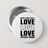 Jeden Single Liebe ich mich mehr Button (Vorne & Hinten)
