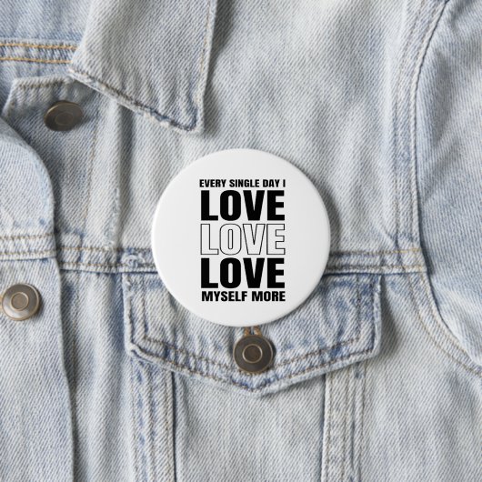 Jeden Single Liebe ich mich mehr Button (Beispiel)