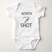 Jeden Single schießen Baby Strampler (Vorderseite)