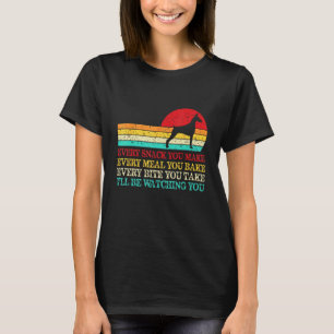 Jeden Snack, den du machst Dobermann Hund Hundemut T-Shirt
