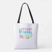 Jeden sonnigen Liebe Mich Funny Osterfest Tasche (Rückseite)