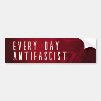Jeden Tag Antifaschist Autoaufkleber