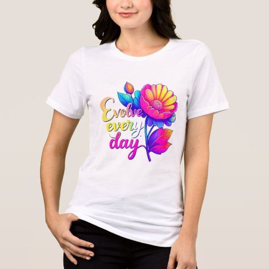 "Jeden Tag Bella+Leinwand Frauen-Triblend T Tri-Blend Shirt (Vorderseite)