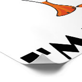 Jeden Tag bin ich Pufflin Puffin Bird Poster (Ecke)