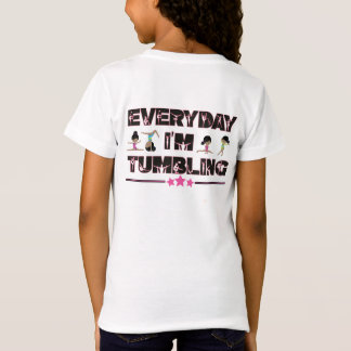 Jeden Tag bin ich tumbling Black Girls Fun Kids T-Shirt