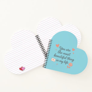 Jeden Tag blühen - Motivierend BlumenNotebook Notizblock