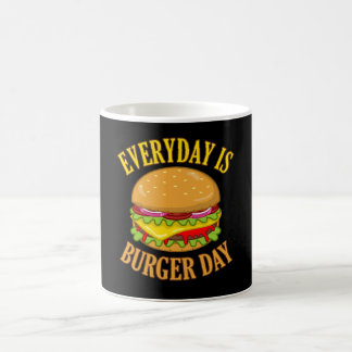 Jeden Tag Burger Day Cheeseburger Hamburger Kaffeetasse