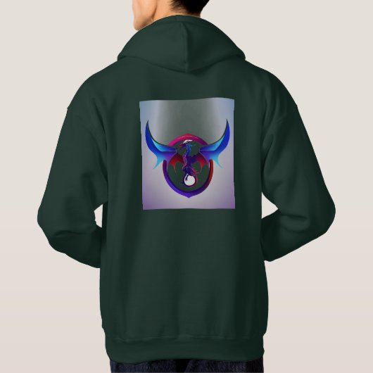 "Jeden Tag Chill Pullover Hoodie" (Rückseite)