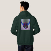 "Jeden Tag Chill Pullover Hoodie" (Schwarz voll)