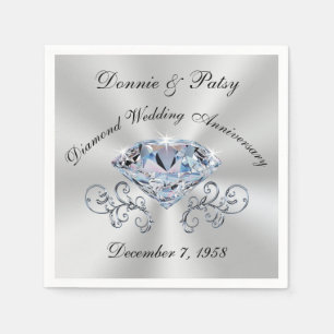 Jeden Tag Cocktail Napkins für den Diamanten Serviette