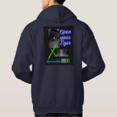 "Jeden Tag Comfort Sweatshirt" Hoodie (Rückseite)