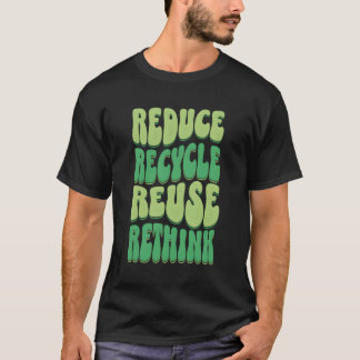 JEDEN TAG den Rückdruck für die Wiederverwendung r T-Shirt