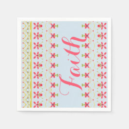 Jeden Tag Designer Papier Napkins mit dem Glauben Serviette