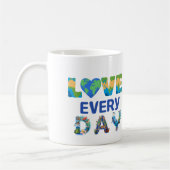 Jeden Tag die Liebe Kaffeetasse (Links)