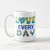 Jeden Tag die Liebe Kaffeetasse (Links)