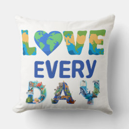 Jeden Tag die Liebe Kissen