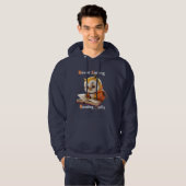 Jeden Tag die Männer zu lesen Hoodie (Vorne ganz)