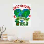 Jeden Tag einen großen Earth Day Poster (Küche)