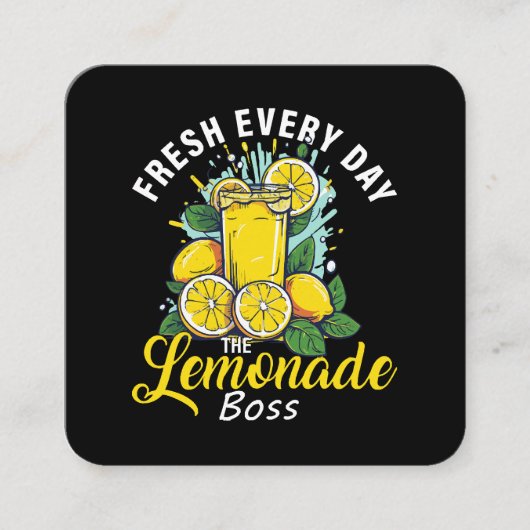 Jeden Tag frisch gekocht mit dem Lemonade-Boss (Vorderseite)