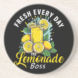 Jeden Tag frisch gekocht mit dem Lemonade-Boss Getränkeuntersetzer