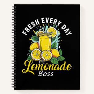 Jeden Tag frisch gekocht mit dem Lemonade-Boss Notizblock