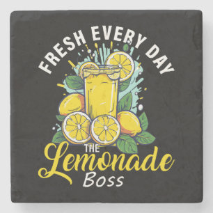 Jeden Tag frisch gekocht mit dem Lemonade-Boss Steinuntersetzer