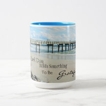 Jeden Tag gibt es etwas zu danken für die Tasse