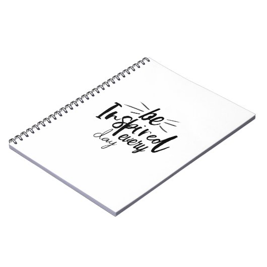 Jeden Tag Inspiriert Notizblock (Linke Seite)