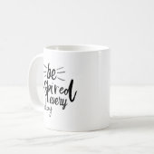 Jeden Tag Inspiriert werden Kaffeetasse (Vorderseite Links)