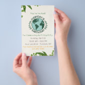 Jeden Tag Ist Earth Day Party Veranstaltungseinlad Flyer (Handgriff)