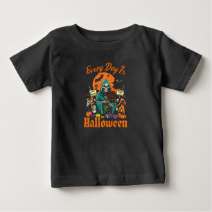 Jeden Tag ist Halloween Baby T-shirt