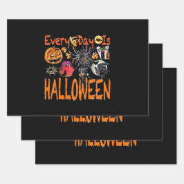 Jeden Tag ist Halloween Geschenkpapier Set