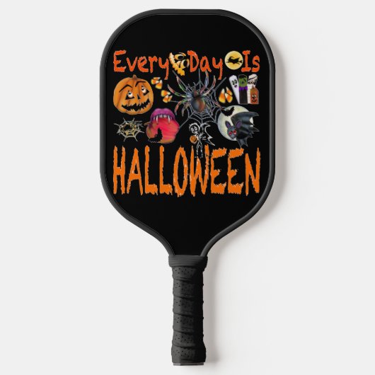 Jeden Tag ist Halloween Pickleball Schläger (Vorderseite)