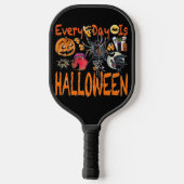 Jeden Tag ist Halloween Pickleball Schläger (Rückseite)