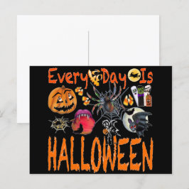 Jeden Tag ist Halloween Postkarte