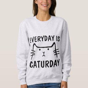 JEDEN TAG IST KATURDAY, Funny Cat T - Shirt