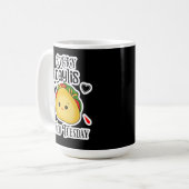 Jeden Tag ist Taco Dienstag Kaffeetasse (Vorderseite Links)