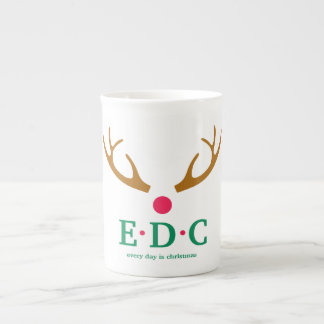 Jeden Tag ist Weihnachten China Tasse