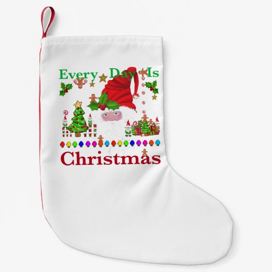 Jeden Tag ist Weihnachten Kleiner Weihnachtsstrumpf (Vorderseite)