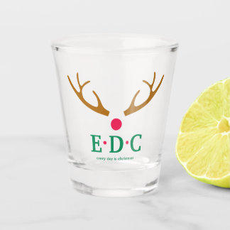 Jeden Tag ist Weihnachten Schnapsglas