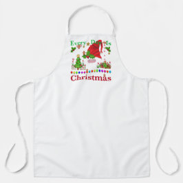 Jeden Tag ist Weihnachten Schürze
