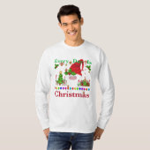 Jeden Tag ist Weihnachten T-Shirt (Vorne ganz)
