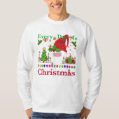 Jeden Tag ist Weihnachten T-Shirt (Vorderseite)