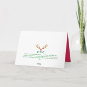 Jeden Tag ist Weihnachts-Grußkarte Karte (Rückseite)