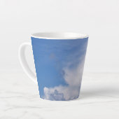 "Jeden Tag" Latte Tasse (Linke Ecke)