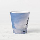 "Jeden Tag" Latte Tasse (Vorderseite)