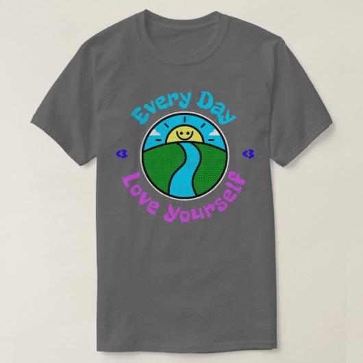 Jeden Tag Liebe Alt 1 T-Shirt (Design vorne)