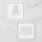 Jeden Tag Mitteilungskarte (Vorne/Hinten)