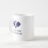 Jeden Tag pickle ich - lustiger Pickleball Kaffeetasse (Vorderseite Links)